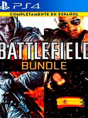 2 EN 1 Battlefield Hardline MAS Battlefield 4 EN ESPAÑOL PS4