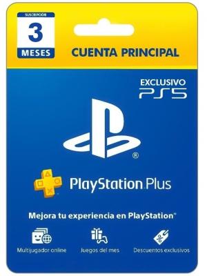 PSN PLUS 3 MESES CUENTA PRINCIPAL PS5