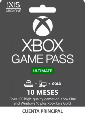 XBOX GAME PASS ULTIMATE SUSCRIPCIÓN DE 10 MESES CUENTA PRINCIPAL