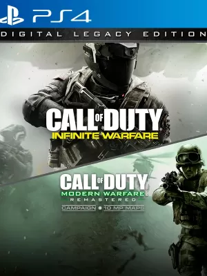 2 juegos en 1 Call of Duty Infinite Warfare Español PS4
