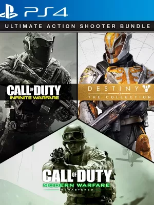 3 JUEGOS EN 1 Call of Duty Infinite Warfare mas Call of Duty Modern Warfare Remastered mas Destiny The Collection FULL ESPAÑOL PS4